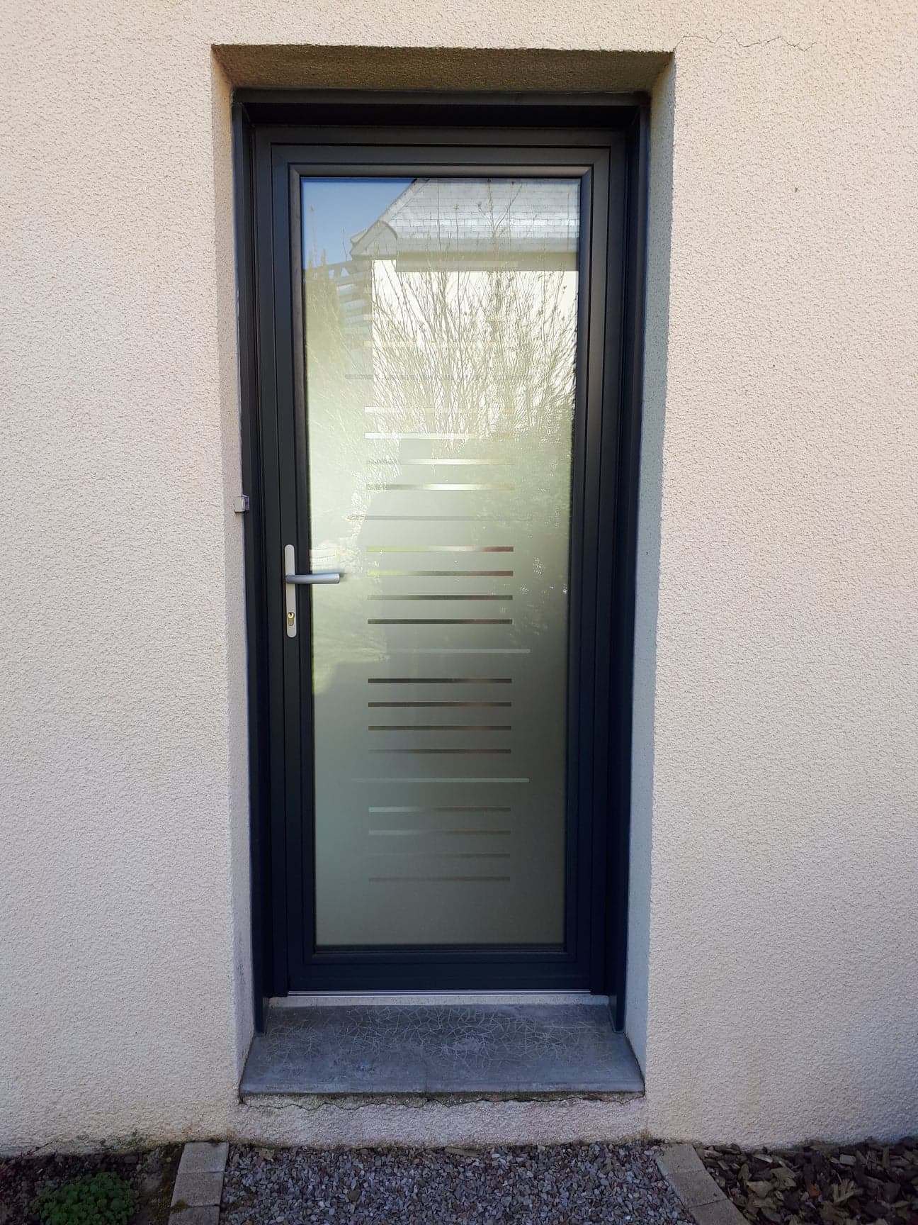  Porte  d entr e en Aluminium  vitr e  K Line Pontivy